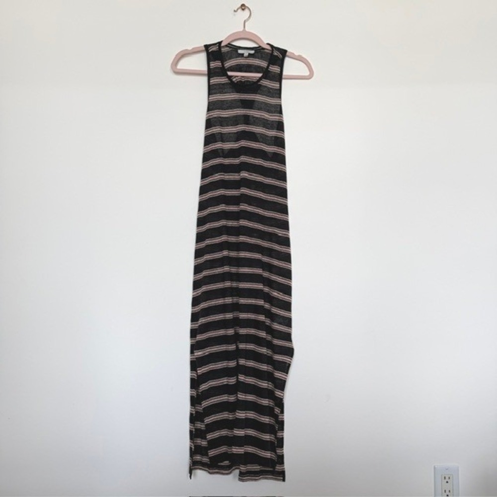 Joie Brellen Linen Twist Back Dress XS | Striped Resort Vacation Dress $228 - Picture 2 of 10